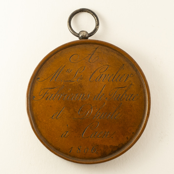 B. Duvivier RARE - Tribute to the arts - Tobacco and oil manufacturers in Caen - reverse