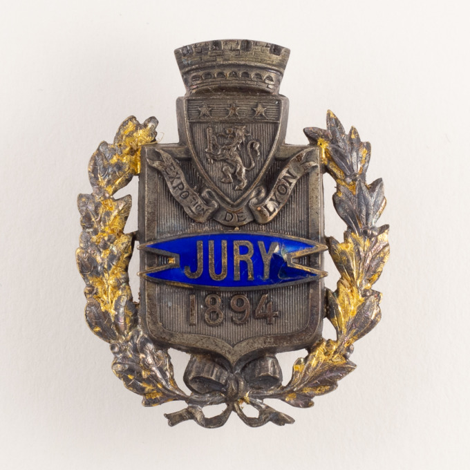 Jury Badge - 1894 - International and Colonial Exhibition of Lyon - obverse