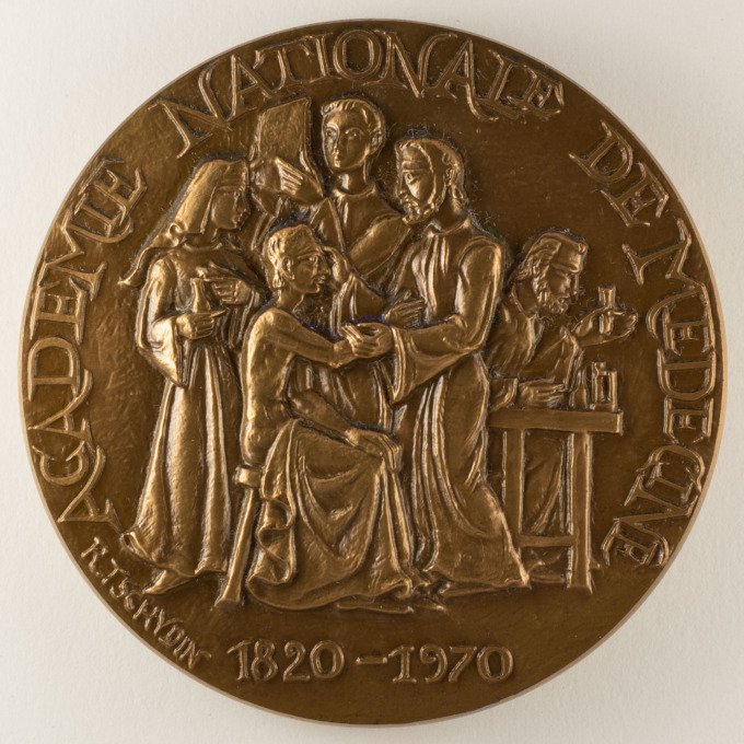 Medal 150 years National Academy of Medicine - 1820-1970 - by R. Tschudin - obverse