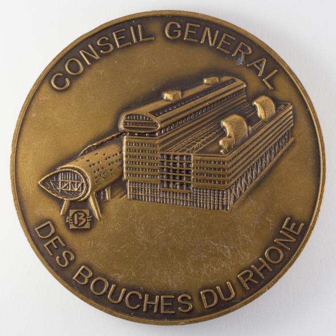 Médaille Conseil général des Bouches-du-Rhône - Marseille, Aix, Arles, Camargue - revers