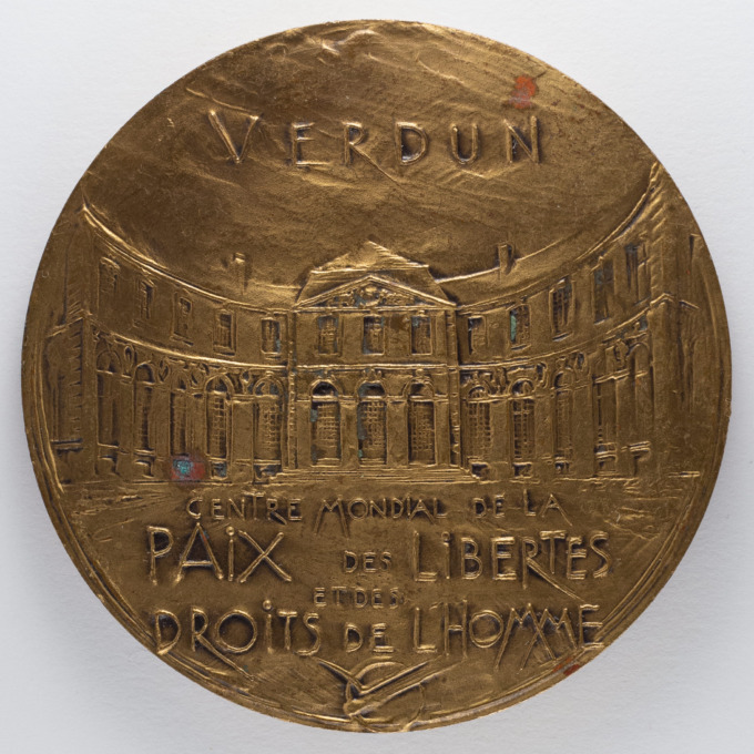 Médaille Verdun - Centre mondial - Paix, libertés, droits de l'homme – M. Baduel – Image 2