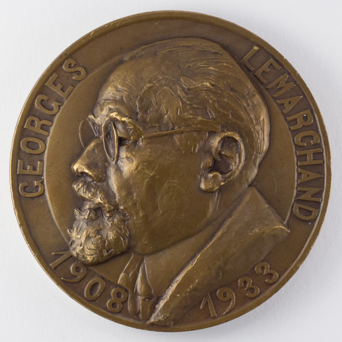 Georges Lemarchand Medal - City of Paris - Municipal Councilor - GODF - obverse