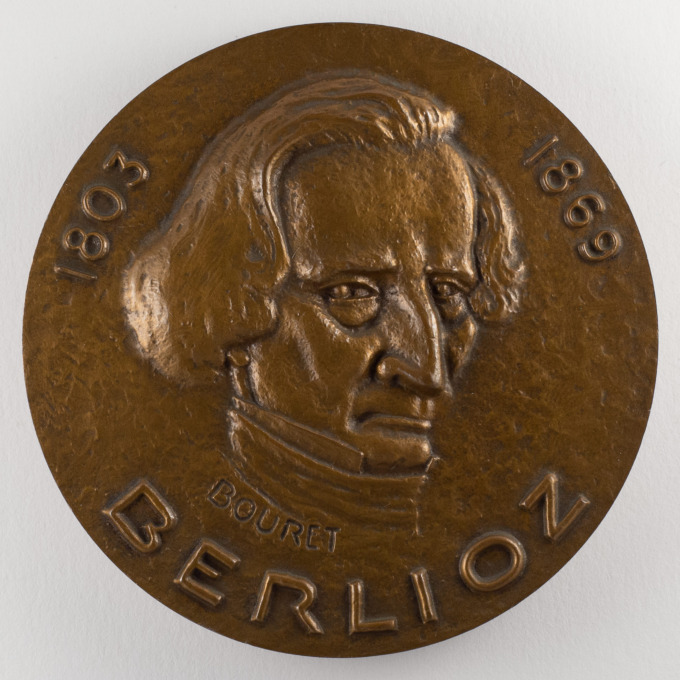 Médaille Hector Berlioz - Opéras - signée par Pierre Bouret - avers