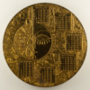 Médaille Calendrier 1976 - Citation Paul Valéry - signée par P. Lécuyer - revers