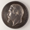 Médaille argent Napoléon III - Port de commerce de Porstrein - 1859 - Domard - avers