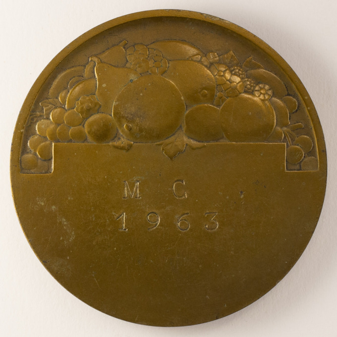 Abundance Medal - Art Deco 1930 - Signed by Alexandre Morlon - reverse