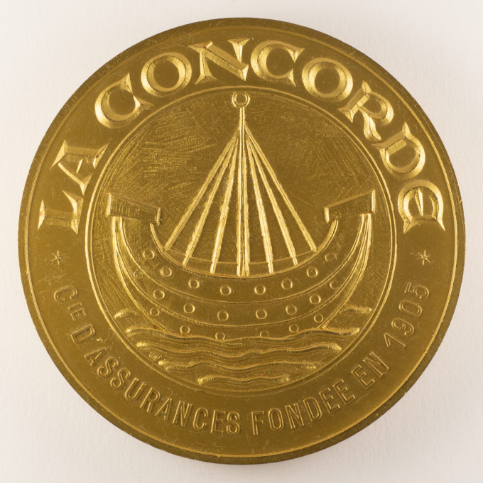 La Concorde Insurance Medal - François DECAGNY - 1953-1978 - obverse