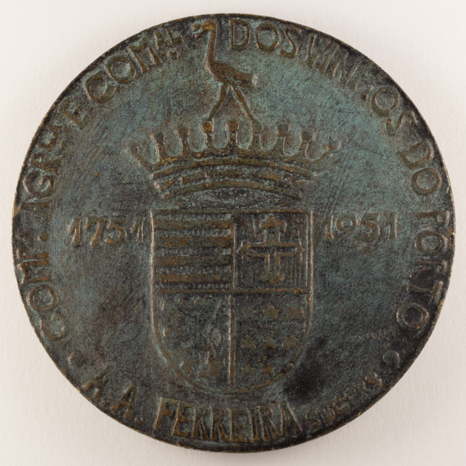 Medal Agricultural and Commercial Company of Port Wines - A.A. Ferreira - reverse
