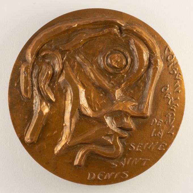 Medal General Council of Seine-Saint-Denis - by Nicolas Carrega - obverse