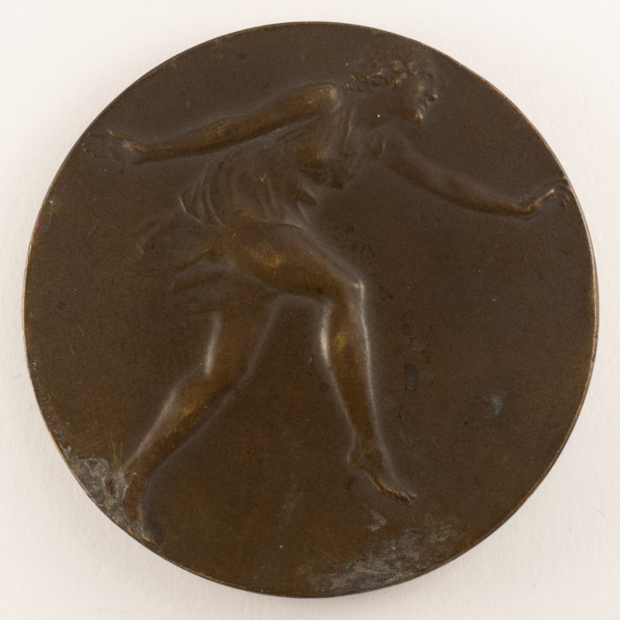 Medal La Danseuse - signed by Henri Dropsy - obverse