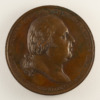 Louis XVIII Medal - Statue of King Henri IV - signed Andrieu - obverse