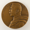 Medal Marshal Lyautey - Ocean liner - Cie navigation Paquet - by R. Delamarre - obverse