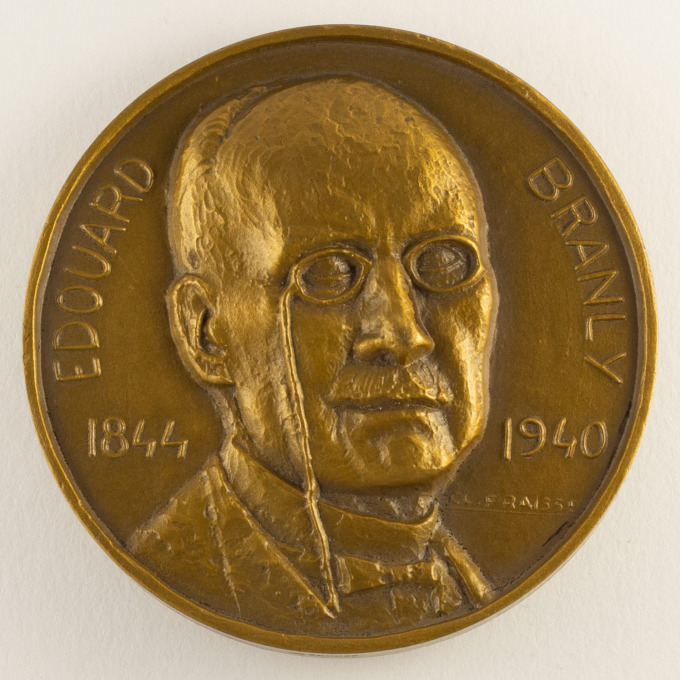 Medal Paquebot Édouard Branly - Cie Mar. Chargeurs réunis - by Claude Fraisse - obverse