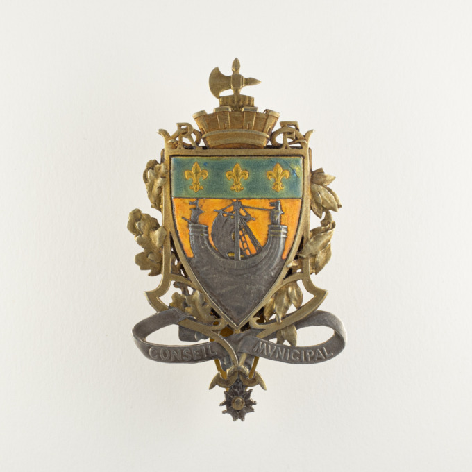 Municipal Council of Paris - 1900 - Badge of office - obverse