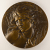 Grande Médaille Orphée 113 mm - frappe ancienne, non datée - par L. Coudray - avers
