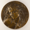 Grande Médaille Orphée 113 mm - frappe ancienne, non datée - par L. Coudray - avers 2