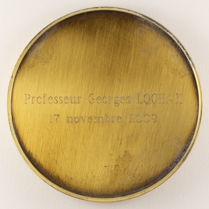 NBC Defense Friendly Medal - Pr Georges Lochak - November 17, 2009 - reverse