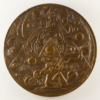 Médaille J. Kepler - Découvreur de l'héliocentrisme - Signée par S. Ponomarew - revers