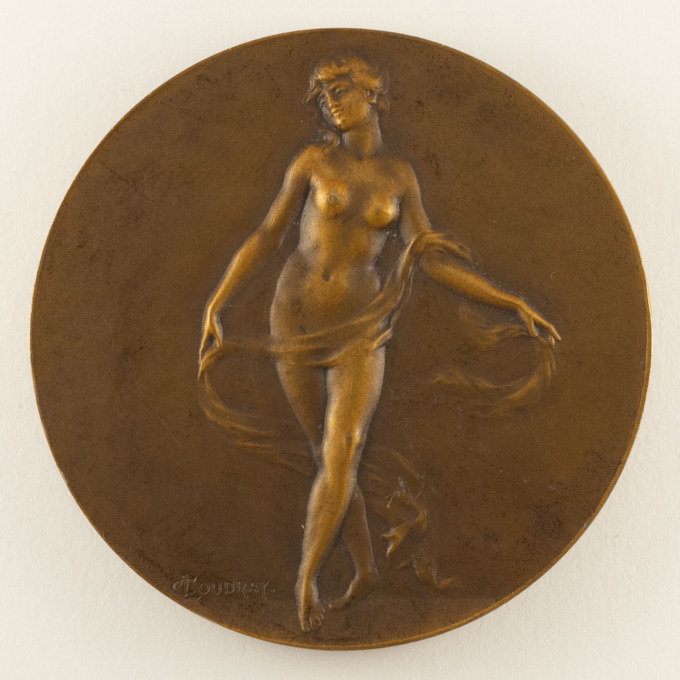 Medal La Danse - Signed by Lucien Coudray - Rare - obverse