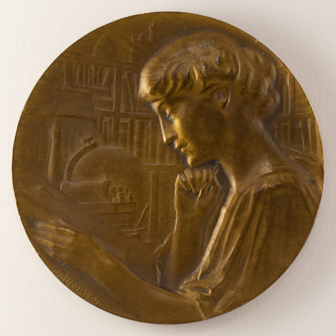 The Study Medal - Special School Preparation for Banks - by Morlon and Dubois - obverse