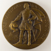 Medal Paquebot Champlain - Cie Générale Transatlantique - by R. Delamarre - obverse