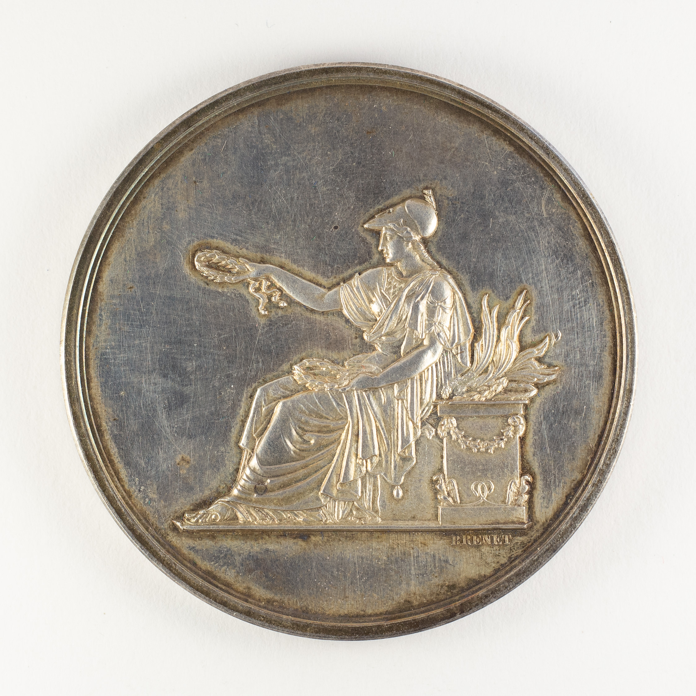 Médaille - Prix Classes d'adultes - 1893 - 57mm en argent - signée Brenet -  MID Collection