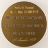 Médaille Veneux-les-Sablons - Noces de diamant - signée par Pichard - revers