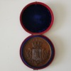 Médaille Ville d'Arras - XIXe siècle en cuivre - boîte ouverte