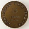 Blaise Pascal Medal - IBM - 1969 - Signed by Jean Vernon - reverse
