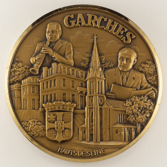 Garches medal - Compliments of the mayor and the municipal council - by J. Balme - obverse
