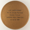 Médaille Ville de Juvisy - Prix du Conseil Municipal - Section Peinture - 1997 - revers