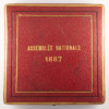 Médaille Assemblée nationale élit M. Carnot Pdt de la République - par Bourgeois - boîte fermée