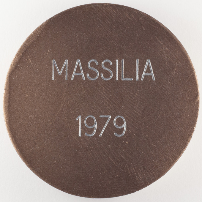 Médaille Joueuse de lyre - Massilia 1979 - revers
