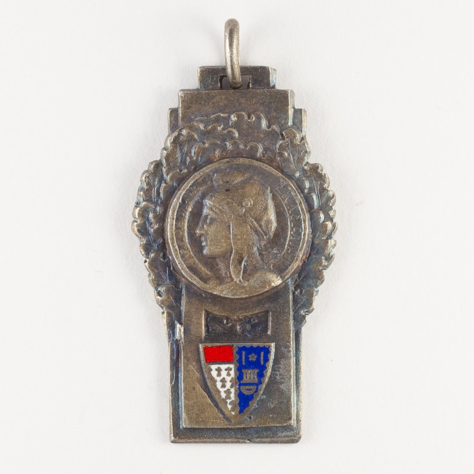 Pendant medal - City of Roubaix - North - obverse