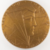 Médaille René Coty - Président de la République Française - signée J.-H. Coëffin - revers