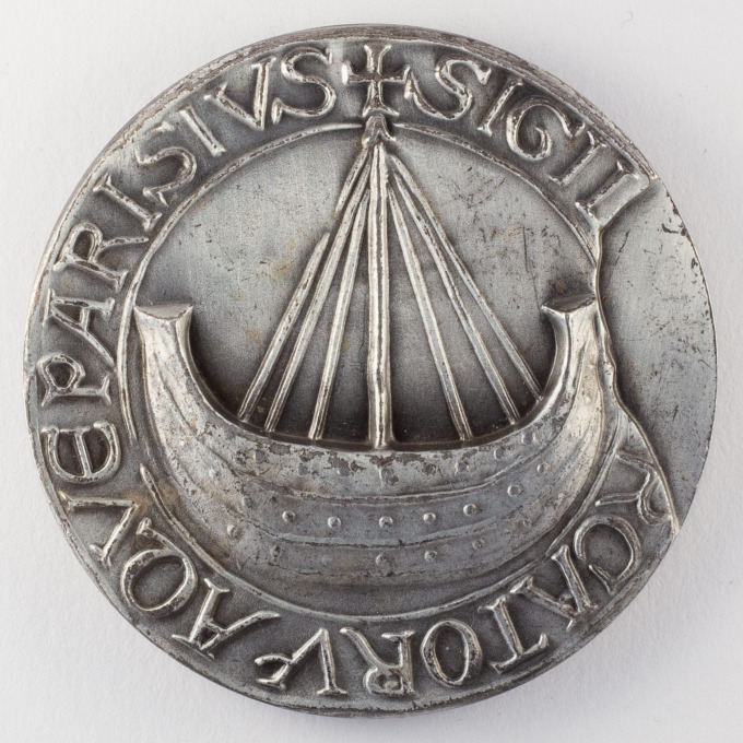 City of Paris Medal - Seal of the water merchants - Offered by the mayor - obverse