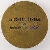 Médaille représentant une majorette - Conseil Général des Bouches-du-Rhône - revers