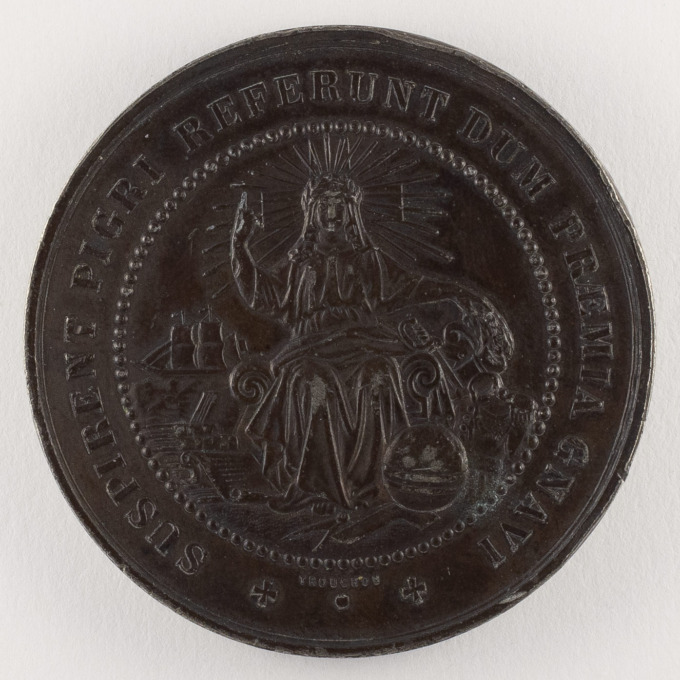 Médaille École Saint-François-de-Sales - Castelnaudary - Signée par Trouchou - avers