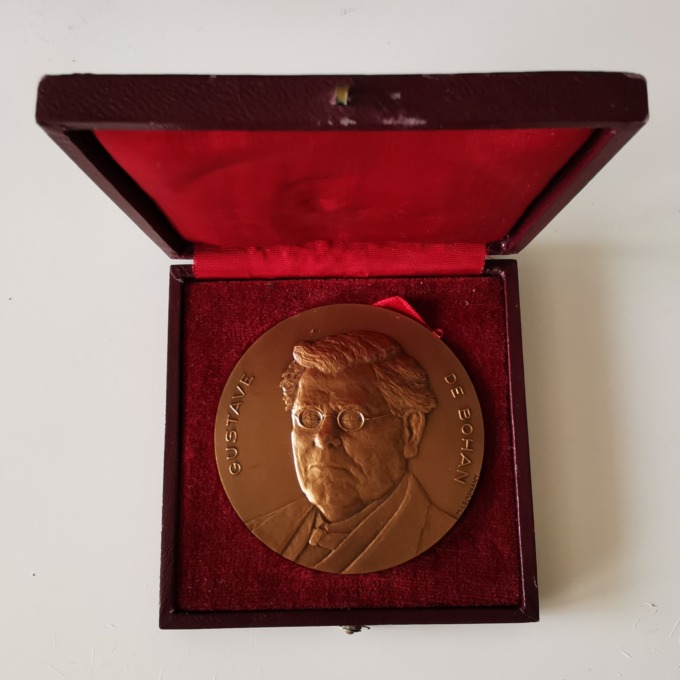 Gustave de Bohan Medal - Providence Agricole - Signed by Max Leognany - open box