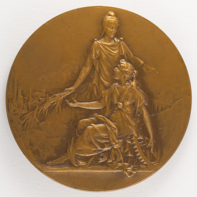 Union of Optics and Precision Instruments Medal - by L. Coudray - obverse 2