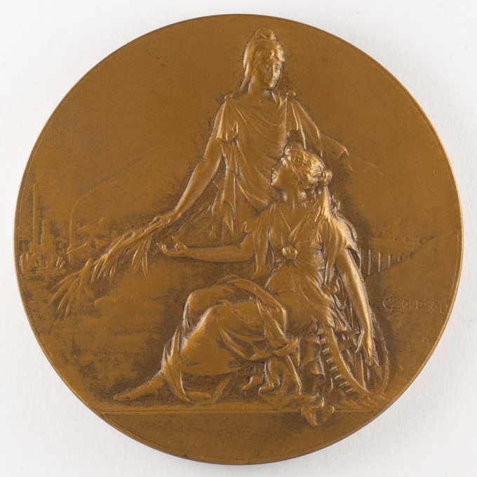 Union of Optics and Precision Instruments Medal - by L. Coudray - obverse