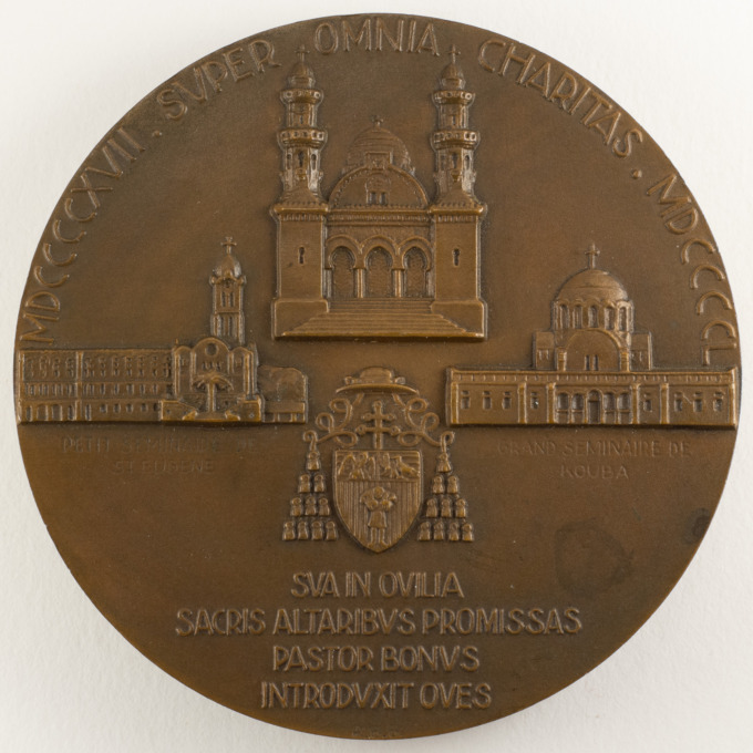 Algeria Medal - Mgr A.-F. Leynaud - Archbishop of Algiers - by RB Baron - reverse