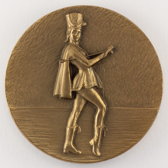 Majorette Medal - Offered by the General Council of Bouches-du-Rhône - obverse
