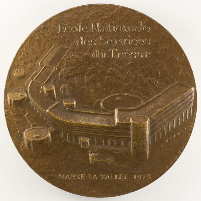 Médaille Trésor Public - École nationale - Marne-la-Vallée - par Stephan Buxin - avers