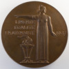 Médaille Vincent Auriol - Président de la République - 1947 - par P. Poisson - revers