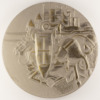 Medal Foundation of the Kingdom of Portugal in 1140 - Signed incm and D'EÇA - obverse