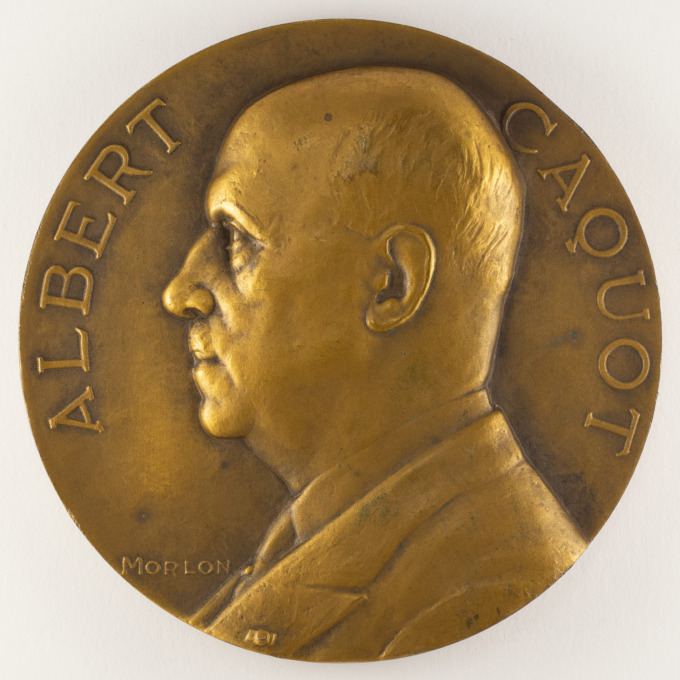 Albert Caquot Engineer Medal - Signed by Alexandre Morlon - obverse