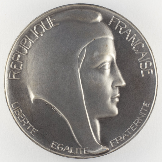 Médaille Marianne - Présidents des conseils généraux - par J. H.-Coëffin - avers