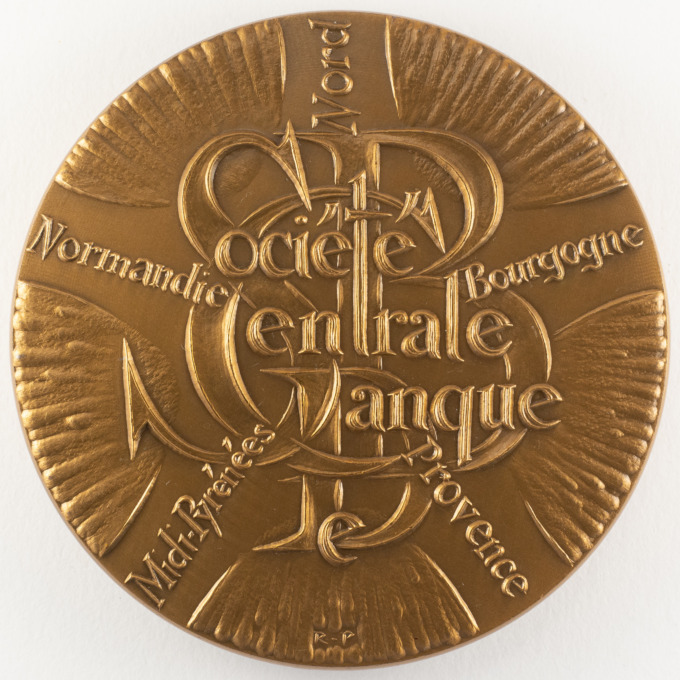 Médaille Société Centrale de Banque - CFAT - Algérie Tunisie - par Raphaël Pépin - avers