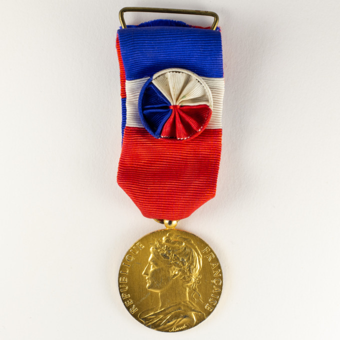 Médaille d'honneur du travail - 30 ans - 1981 - Signée par Alfred Borrel - avers